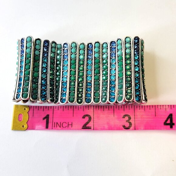Blue Stretchable Bracelet - Picture 6 of 11